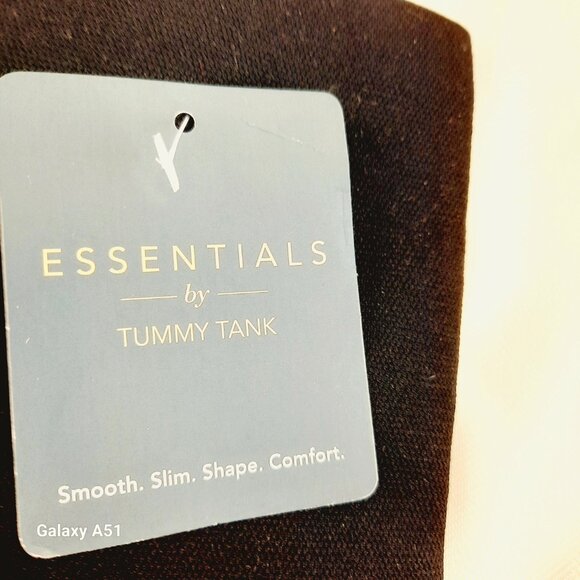 NWT Plus Size 1x essentials 1x 2x Black smooth, Slim shape comfort by Tummy Tank - Picture 8 of 11